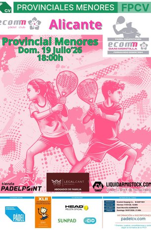 PROVINCIAL DE MENORES ECOMM PADEL CLUB